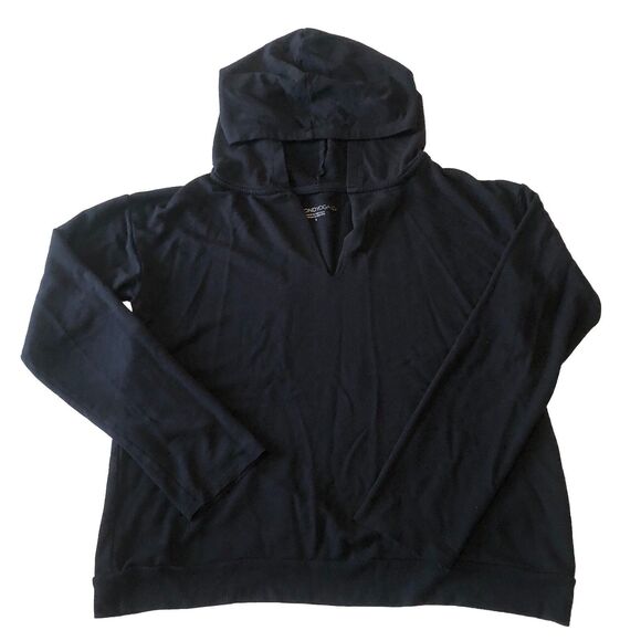 Beyond Yoga Tops - Beyond Yoga Women’s Black Cropped Hoodie Sweatshirt Lightweight Size Small